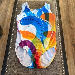 Colorful Kids Gymnastics Leotard